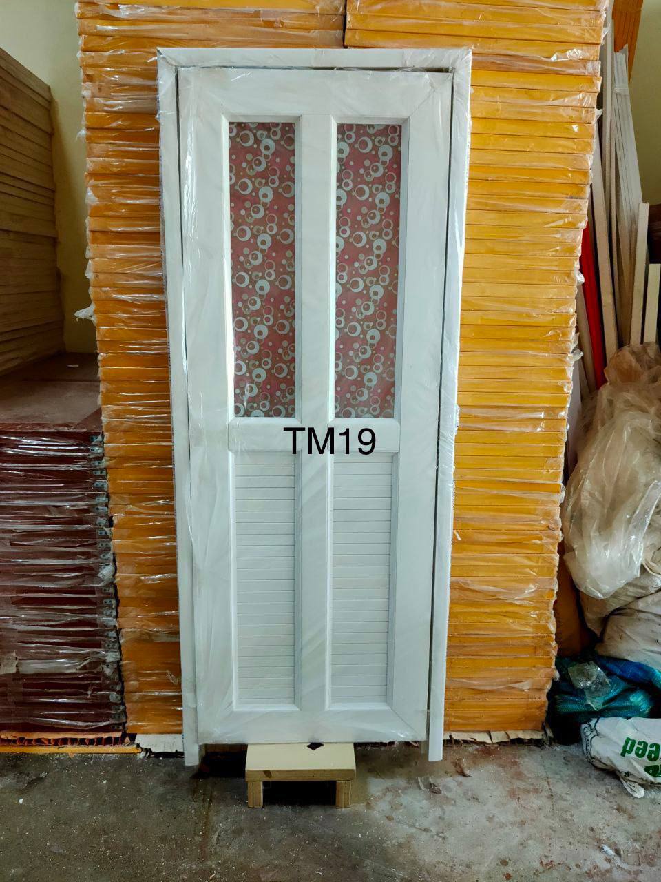 ទ្វាបន្ទប់ទឹក PVC Door 66*180cm TM19