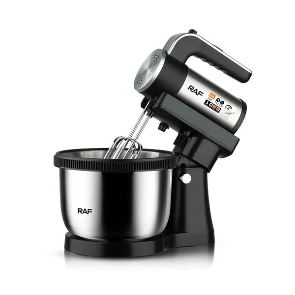 ម៉ាស៊ីនវ៉ៃគ្រីម RAF Swivel Electric Stand Mixer 5 Speed Household Blender 4.5L R6655