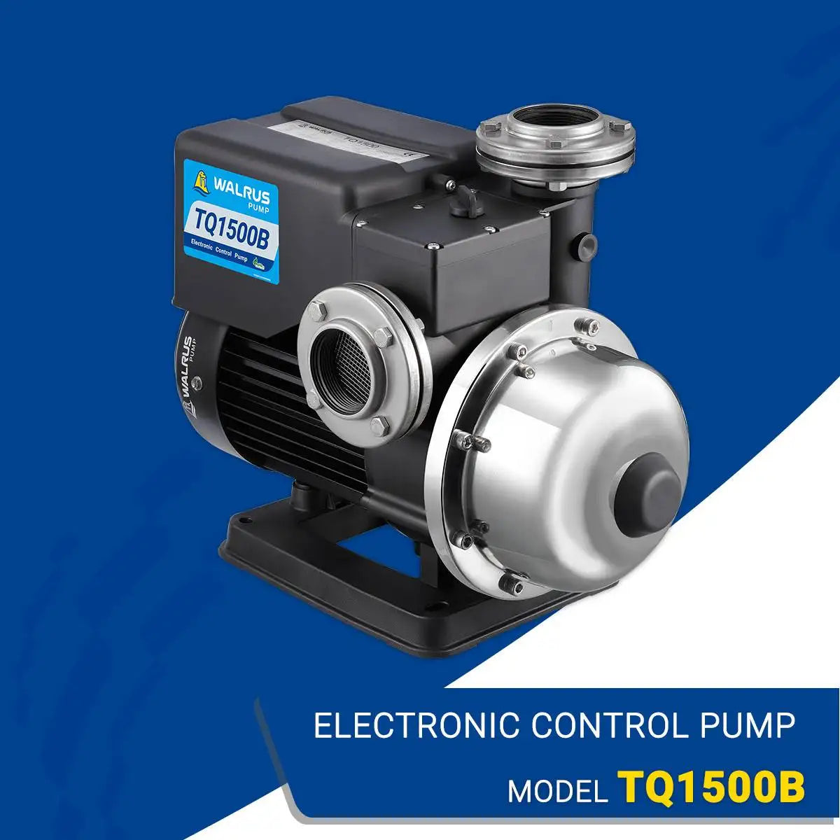 ម៉ូទ័រជំរុញទឹកអូតូ Walrus Water Pump 1500W TQ1500B 1PH