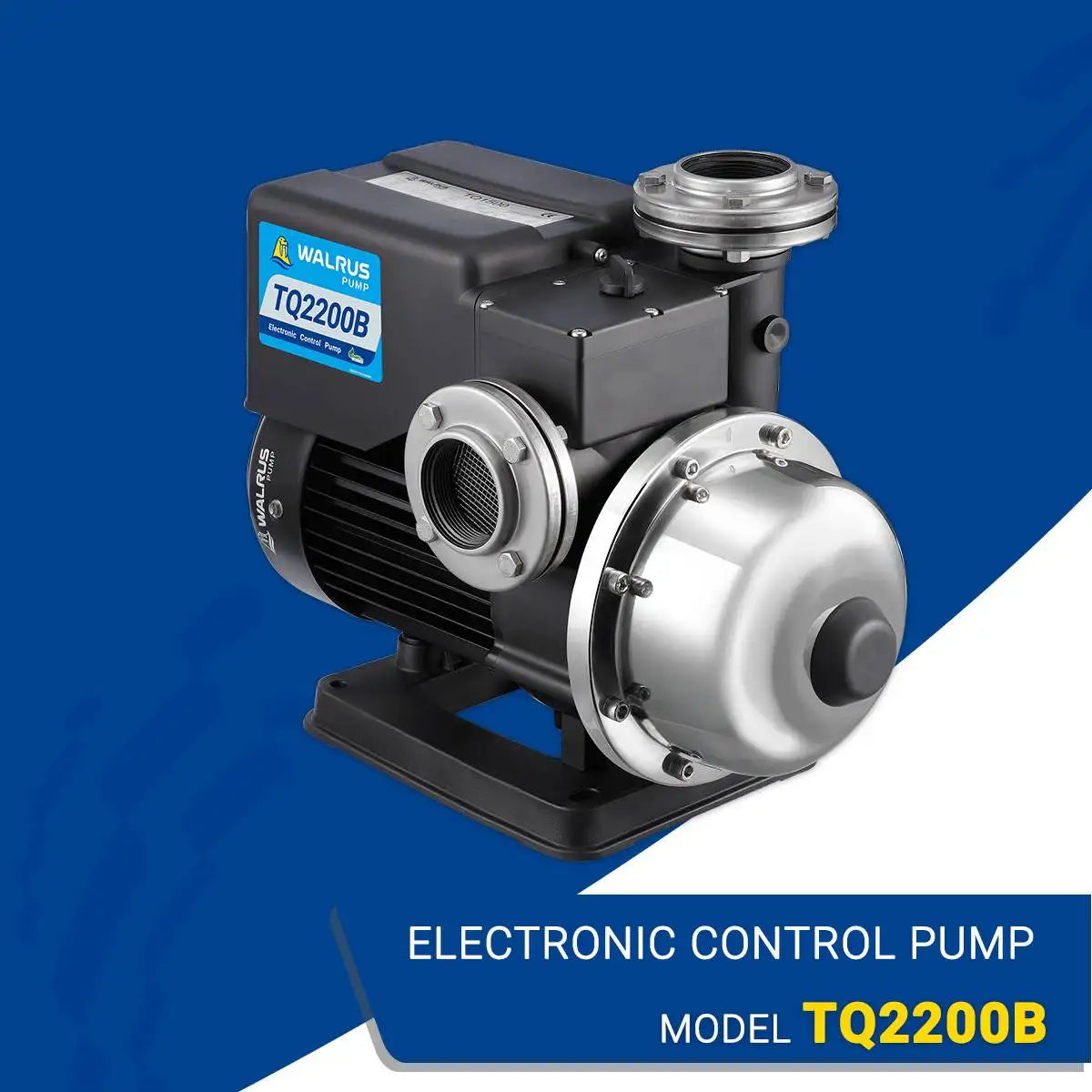 ម៉ូទ័រជំរុញទឹកអូតូ Walrus Water Pump 2200W TQ2200B-1PH