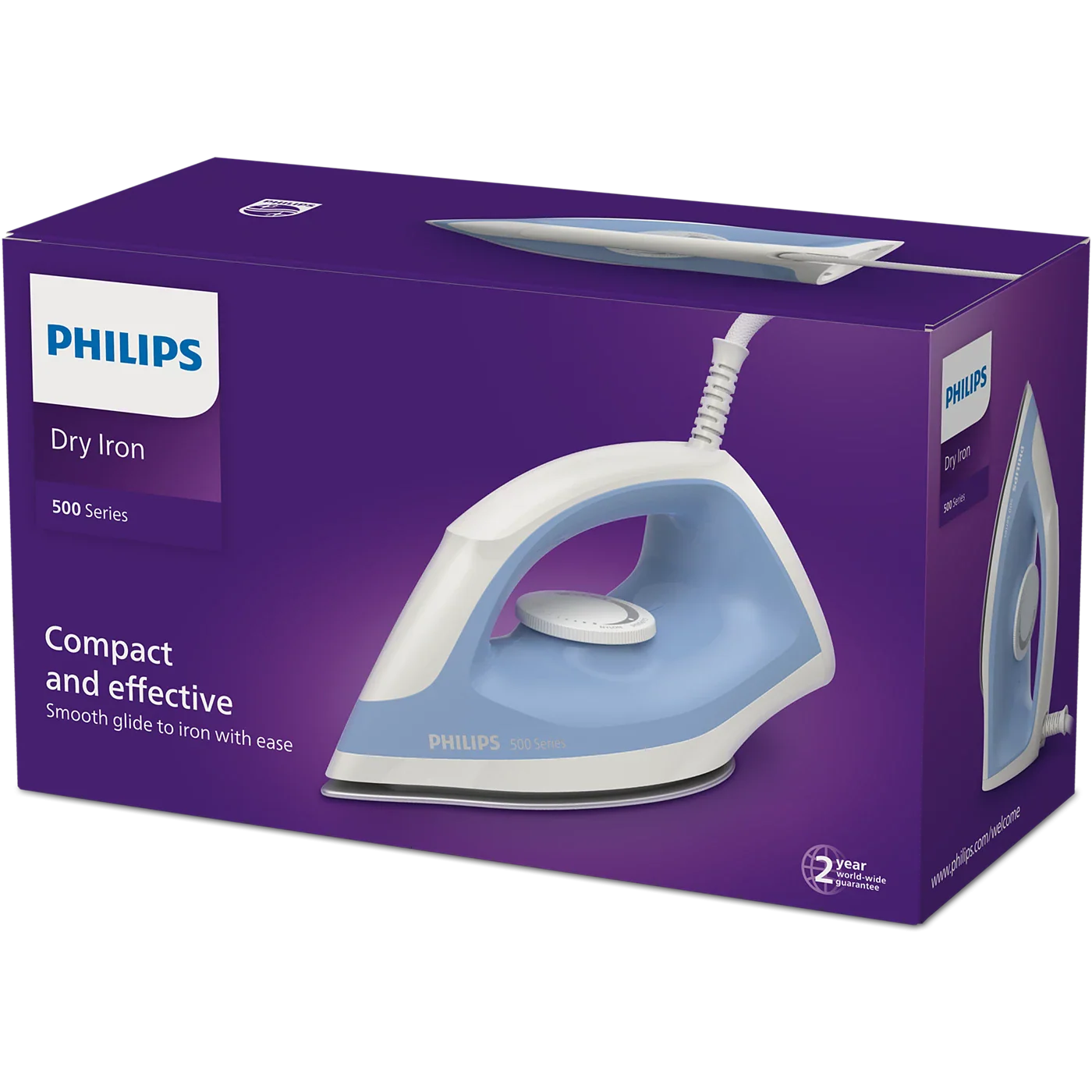 ឆ្នាំងអ៊ុត Philips Dry Iron 1200W DST0520/20
