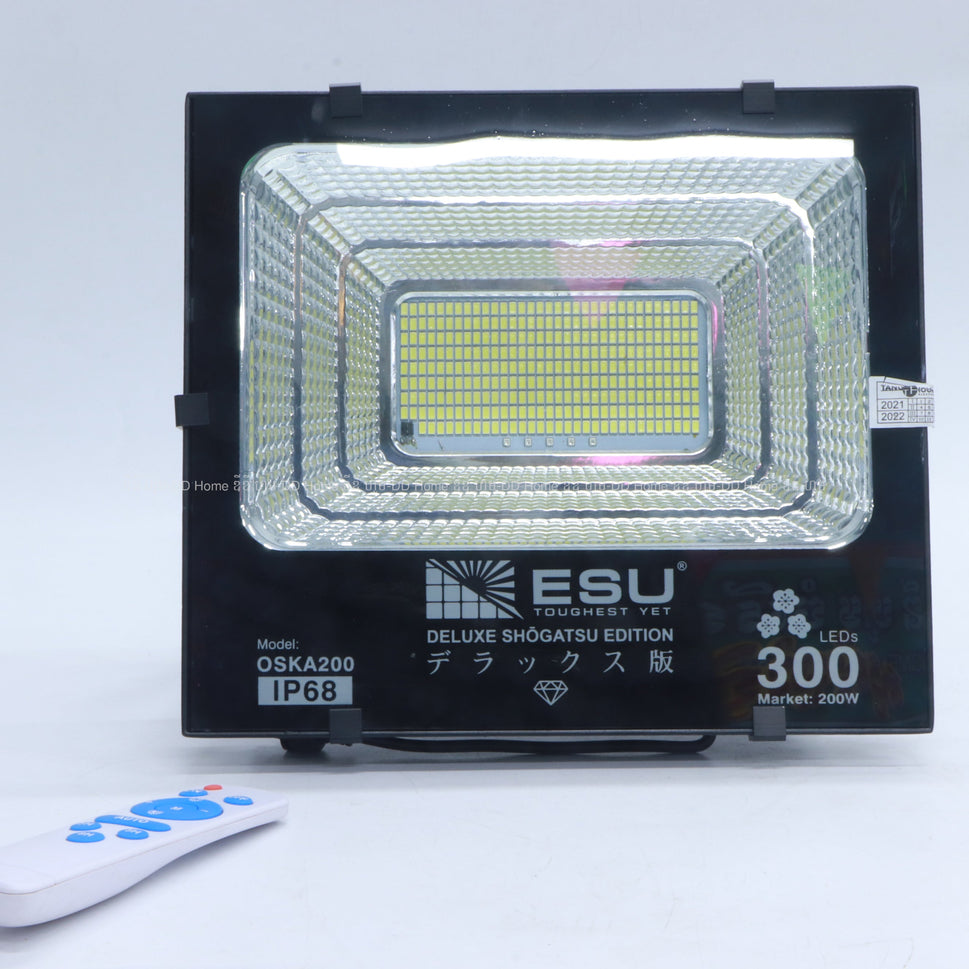 អំពូលសូឡា ESU Solar Flood Lights OSKA-200W ពណ៌ស