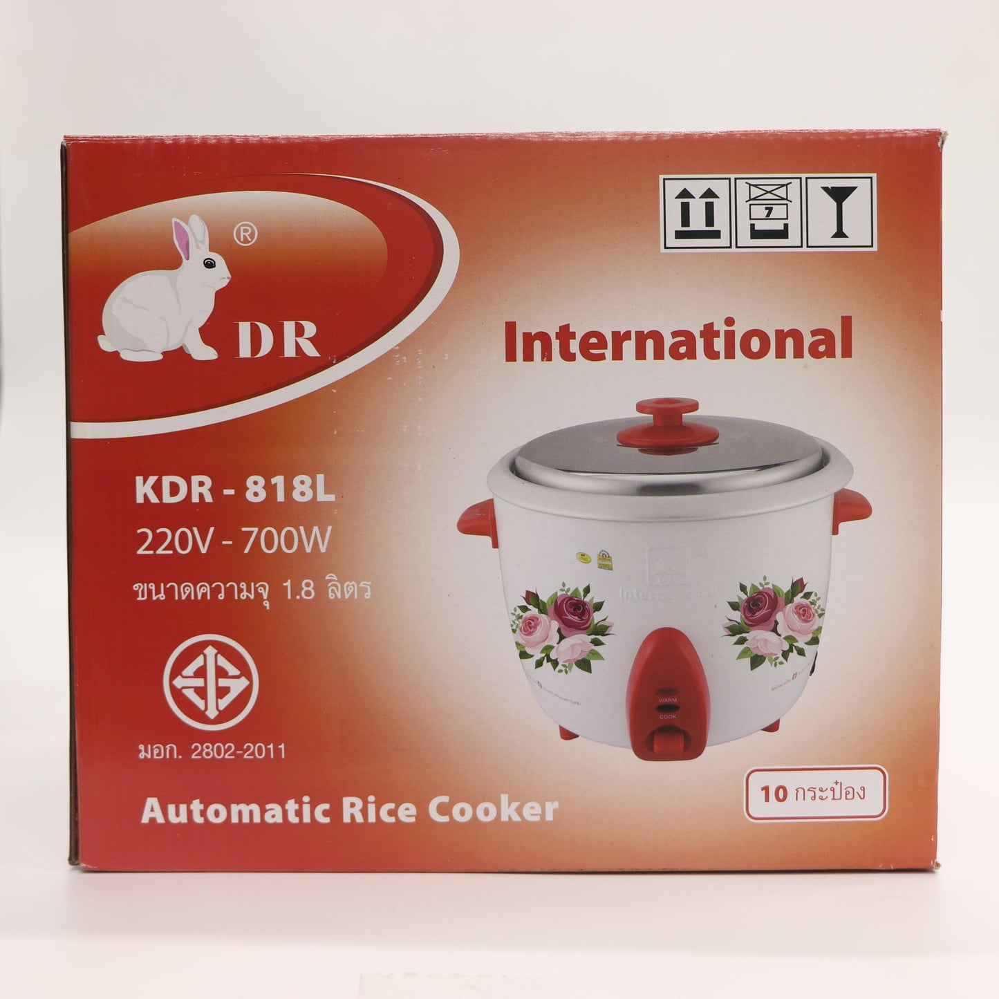 ឆ្នាំងដាំបាយ International Rice Cooker KDR-818L 1.8L