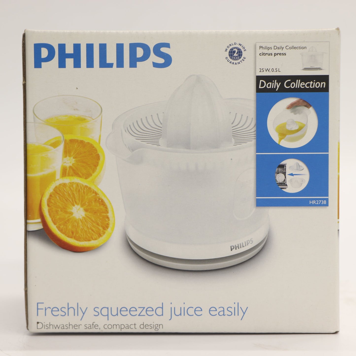 ម៉ាស៊ីនច្របាច់ក្រូចPHILIPS-0.5L-25W-HR2738
