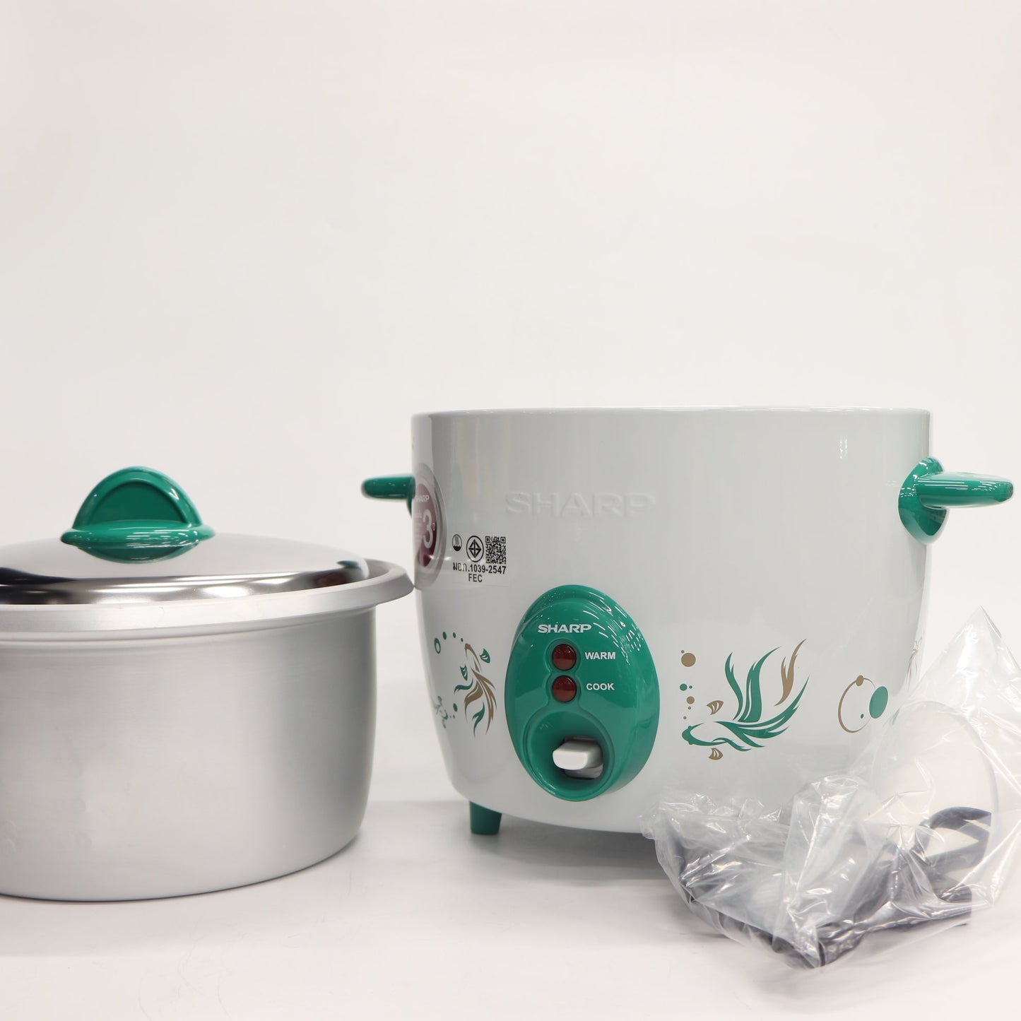 ឆ្នាំងដាំបាយគំរបដាច់ SHARP Rice Cooker KSH D15 1.5L