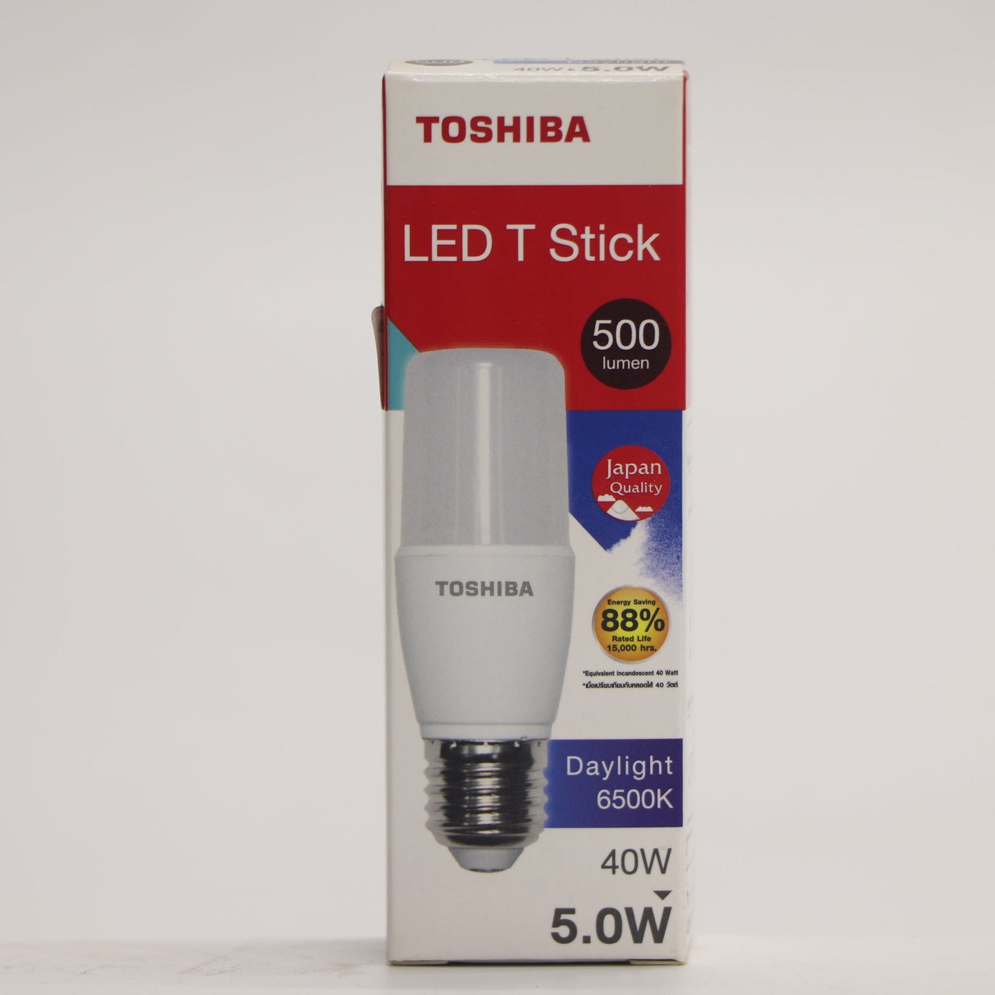 អំពូលស្ទីក TOSHIBA LED T Stick 5W ពណ៌ស