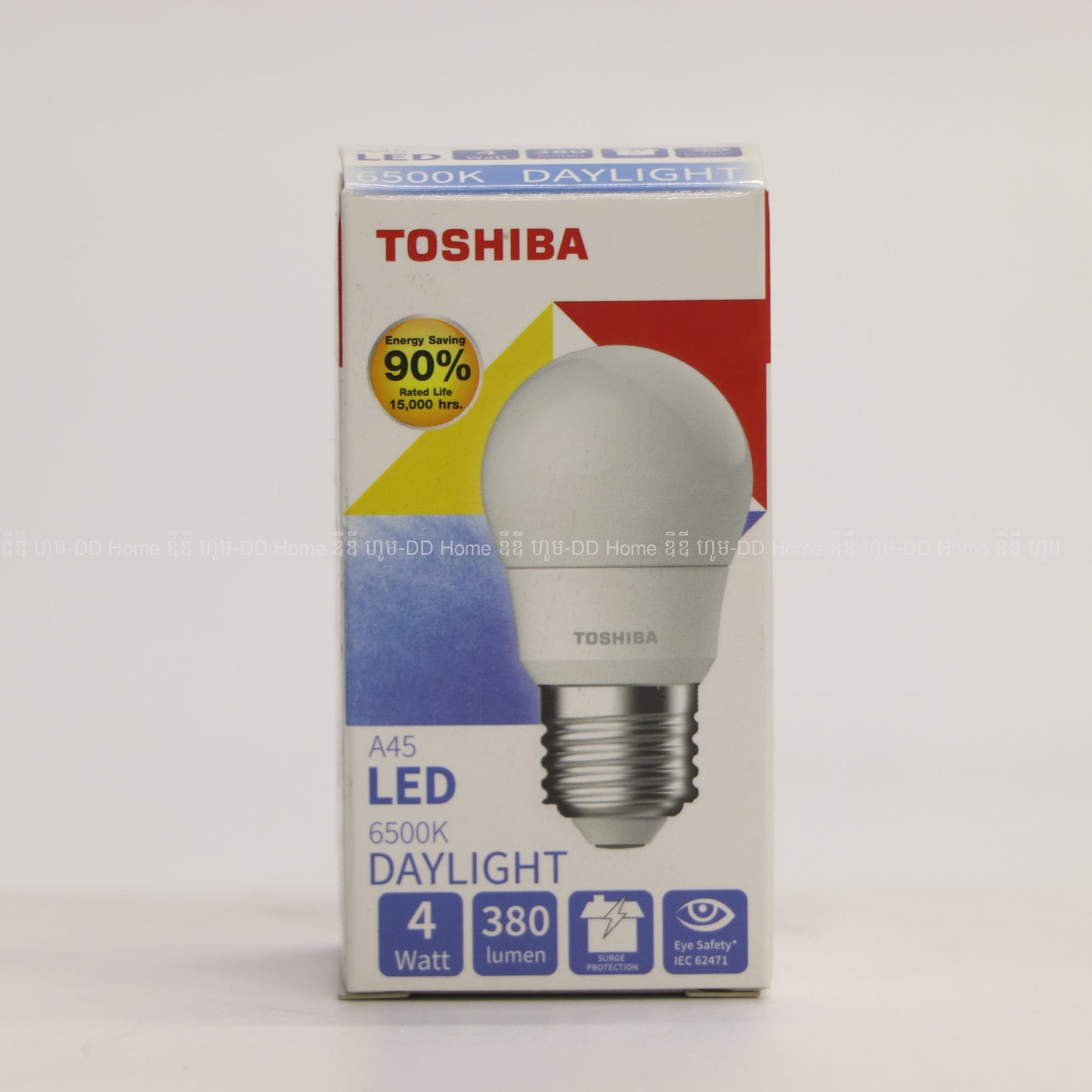 អំពូលបាល់ TOSHIBA LED Light Bulb 4W ពណ៌ស