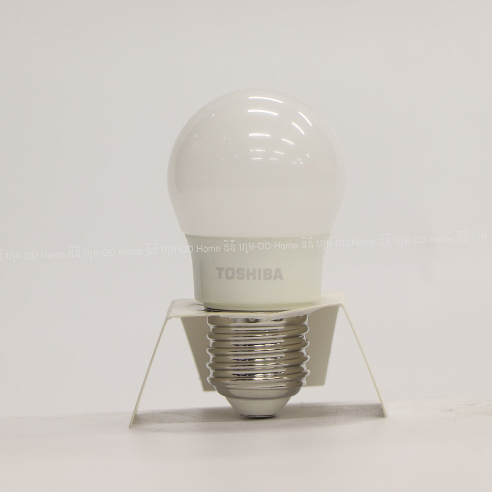 អំពូលបាល់ TOSHIBA LED Light Bulb 4W ពណ៌ស