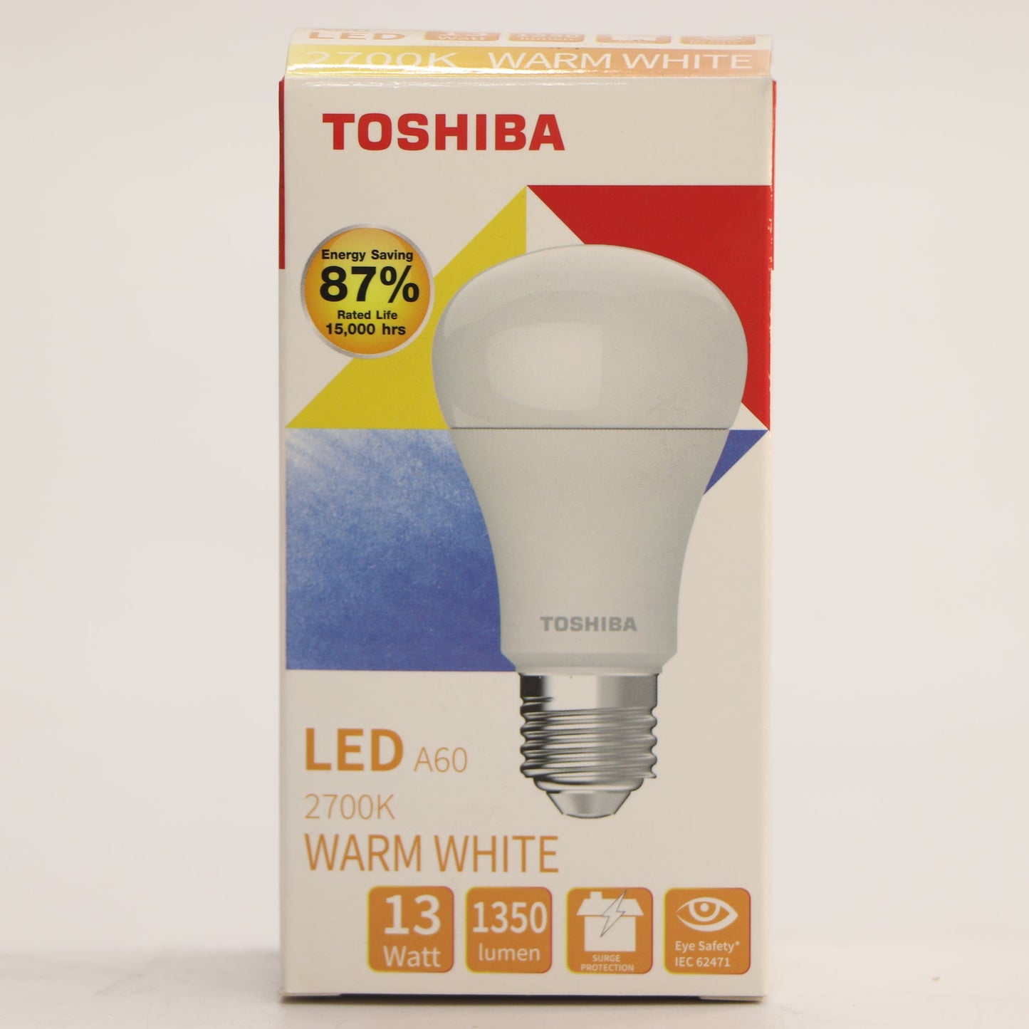 អំពូលបាល់ TOSHIBA LED Light Bulb 13W ពណ៌ថ្ងៃ