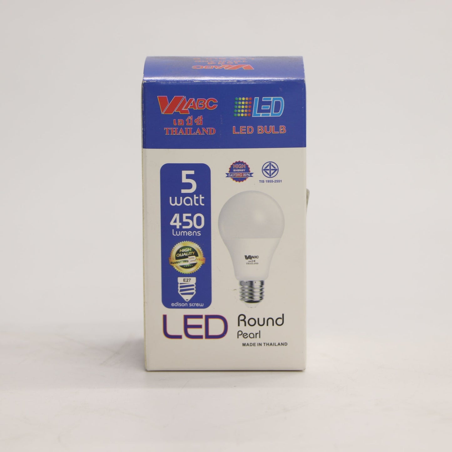 អំពូលប៉េងប៉ុង ABC LED Light Bulb 5W ពណ៌ស