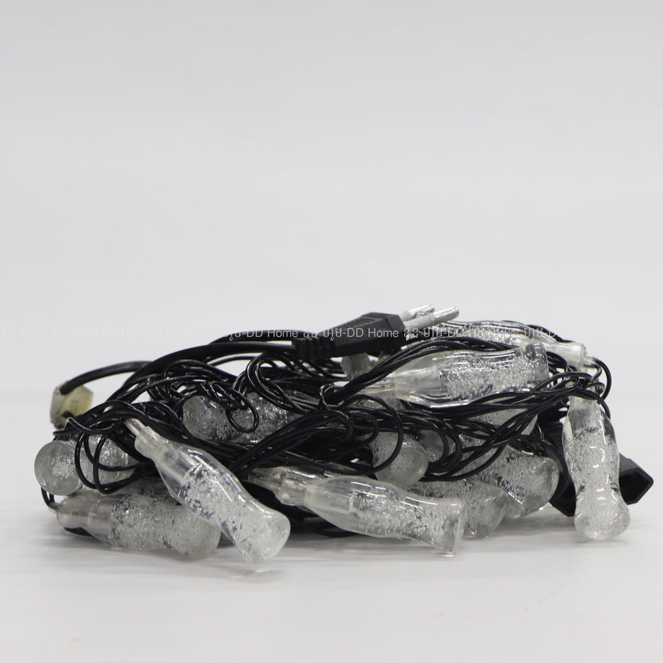 អំពូលខ្សែញាក់ LED String Lights រូបដប ខ្សែ 5m