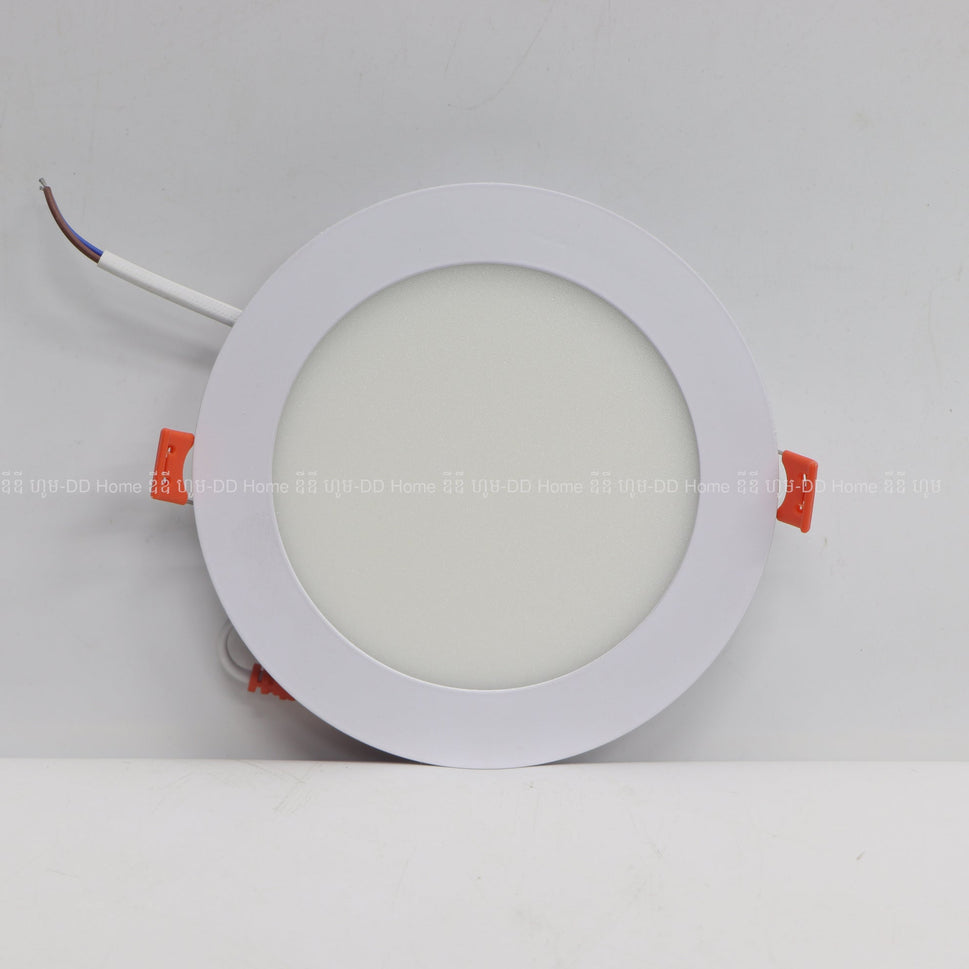អំពូលបង្កប់មូល STS LED Panel 3ពណ៌ 9W