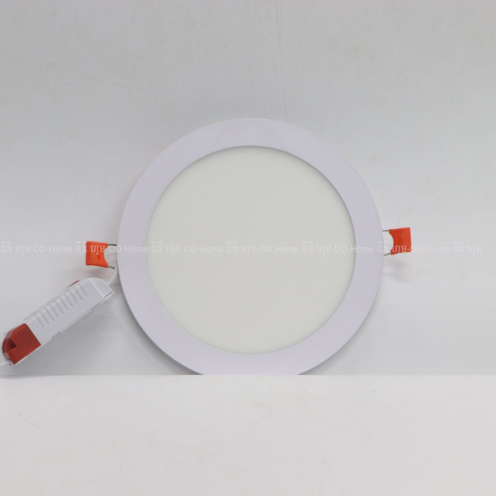 អំពូលបង្កប់មូល STS LED Panel 3ពណ៌ 15W