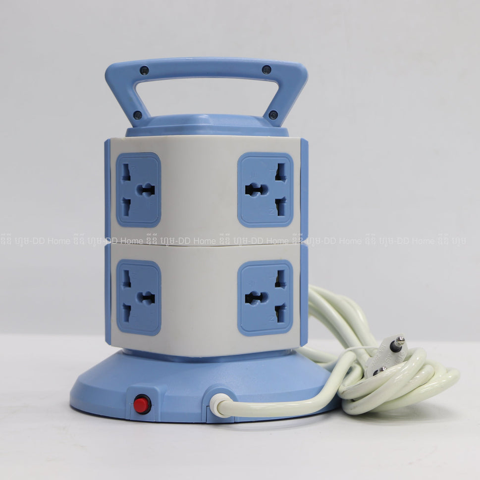 ព្រីខ្សែជ្រុង GX Electrical Universial Extension Cord Model GX-802 ខ្សែ3M