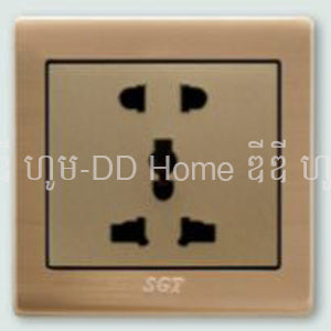ព្រី 1 ព្រីទែ 1 SGT LK6 Series 2+3 Pin Universal Socket