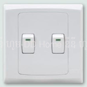 កុងតាក់ចុច 2 ជើង 3 SGT Switch TX Series Two Gang, Two Way Switch