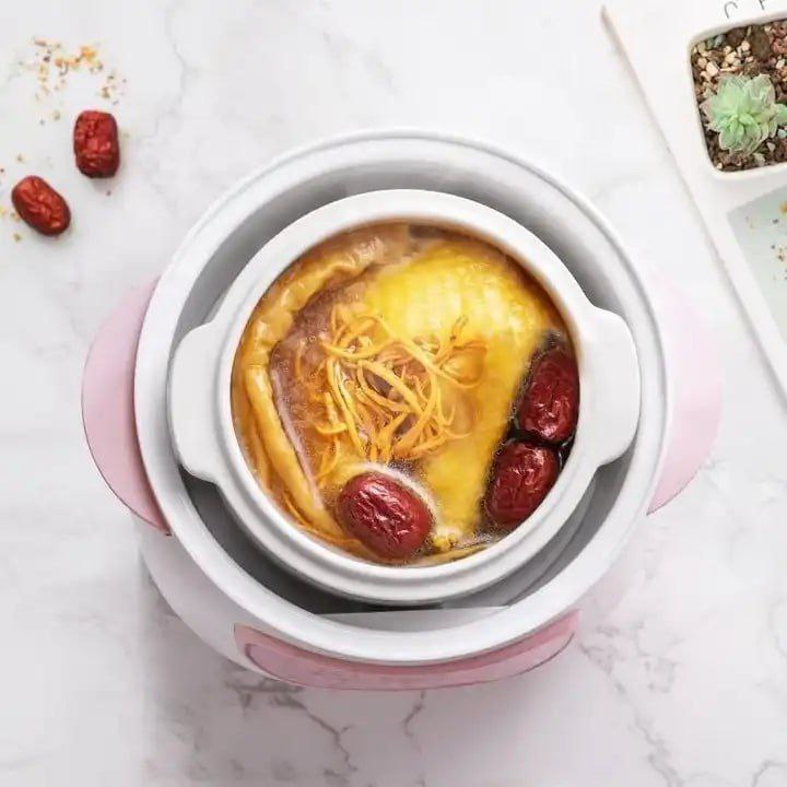 ឆ្នាំងចម្អិនបបរ Electric Porridge and Steam Cooker