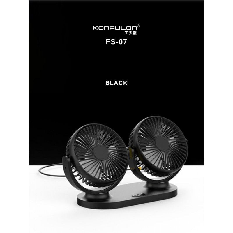 កង្ហារភ្លោះ Konfulon Dual Head USB Fan FS-07
