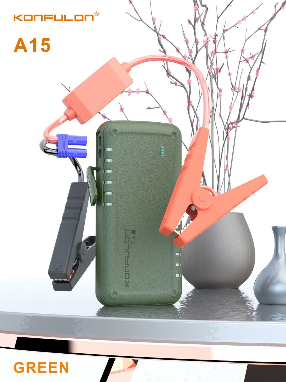 Powerbank កូវអាគុយ Konfulon A15