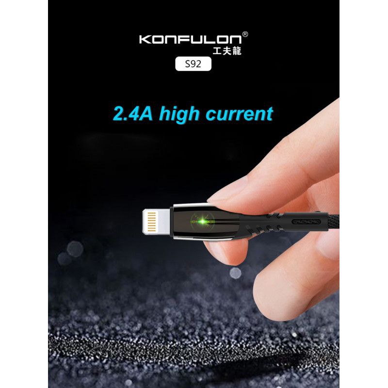 ខ្សែសាកទូរសព្ទ័ Konfulon Charger Cable S92