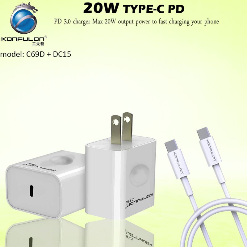 ឈុតឆ្នាំងសាក Type-C Konfulon C69D
