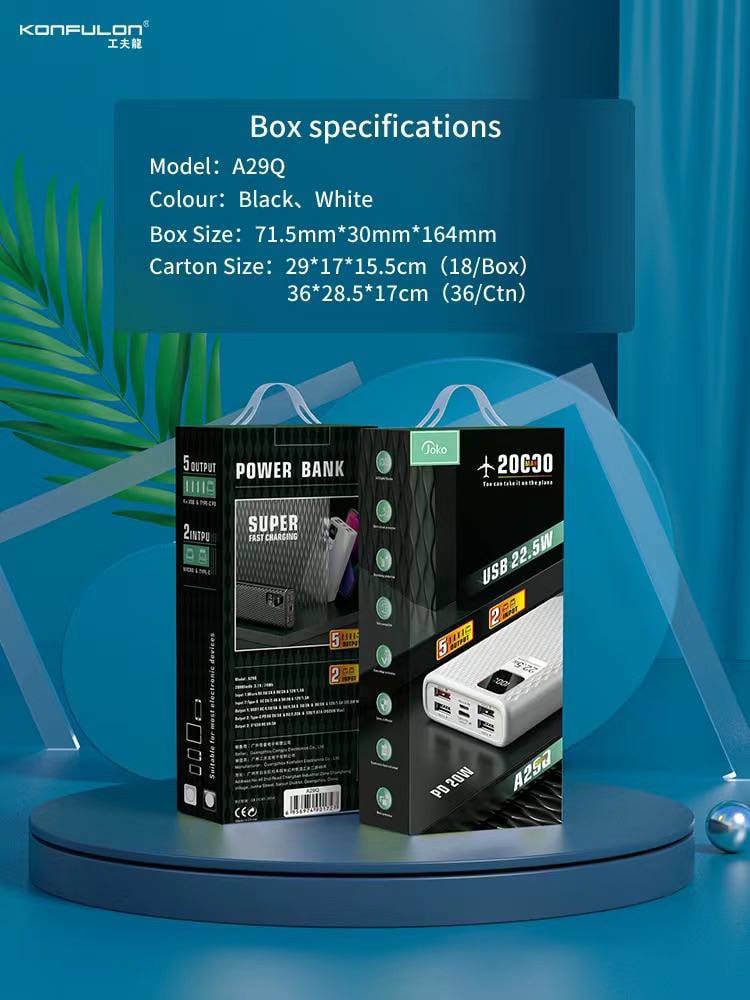POWERBANK JOKO A29Q 20000mAh Konfulon