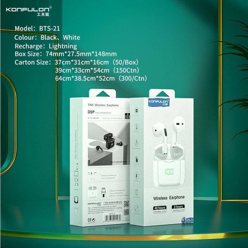 កាស Konfulon Bluetooth Earphone BTS-21