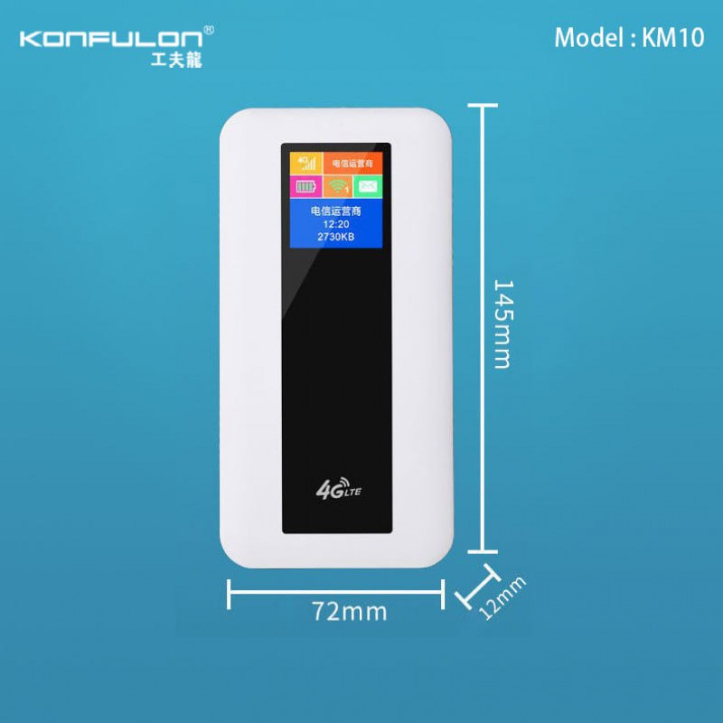 Powerbank & Mobile Wifi Konfulon 10000mAh KM10