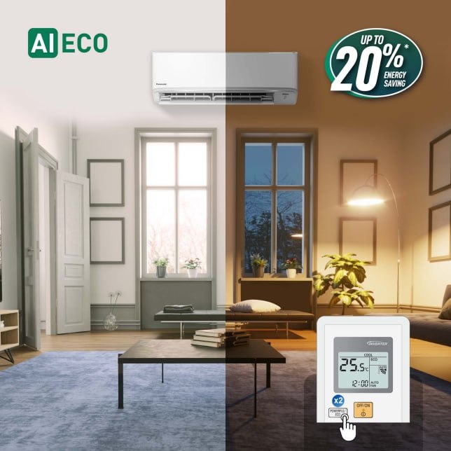 ម៉ាស៊ីនត្រជាក់ Panasonic CS-PU9XKH 1HP Inverter