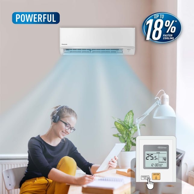 ម៉ាស៊ីនត្រជាក់ Panasonic CS-PU9XKH 1HP Inverter