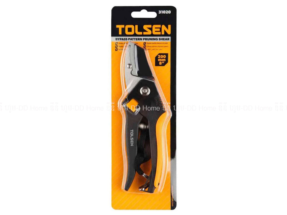 កន្រ្តៃកាត់មែកឈើមុខកាត់ TOLSEN Pruning Shears 200mm-8" 31020