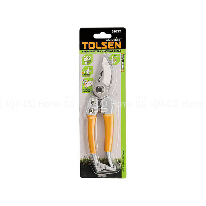 កន្រ្តៃកាត់មែកឈើមុខកោង TOLSEN Pruning Shears 200mm-8" 31032