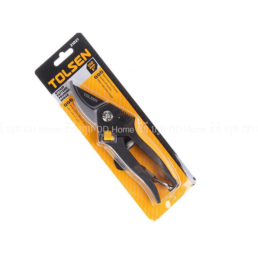 កន្រ្តៃកាត់មែកឈើមុខស្រួច TOLSEN Pruning Shears 200mm-8" 31021