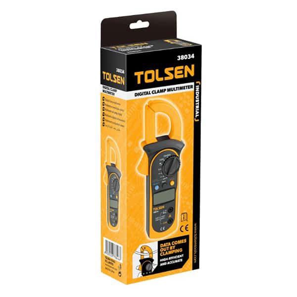 ឧបករណ៍វាស់ចរន្តភ្លើង TOLSEN DIGITAL CLAMP MULTIMETER 38034