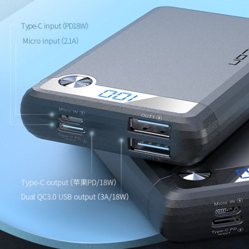 Powerbank Konkulon Q11 10000mAh