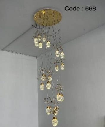 អំពូលភ្លើងដេគ័រ W60*H230mm លេខកូដ 668