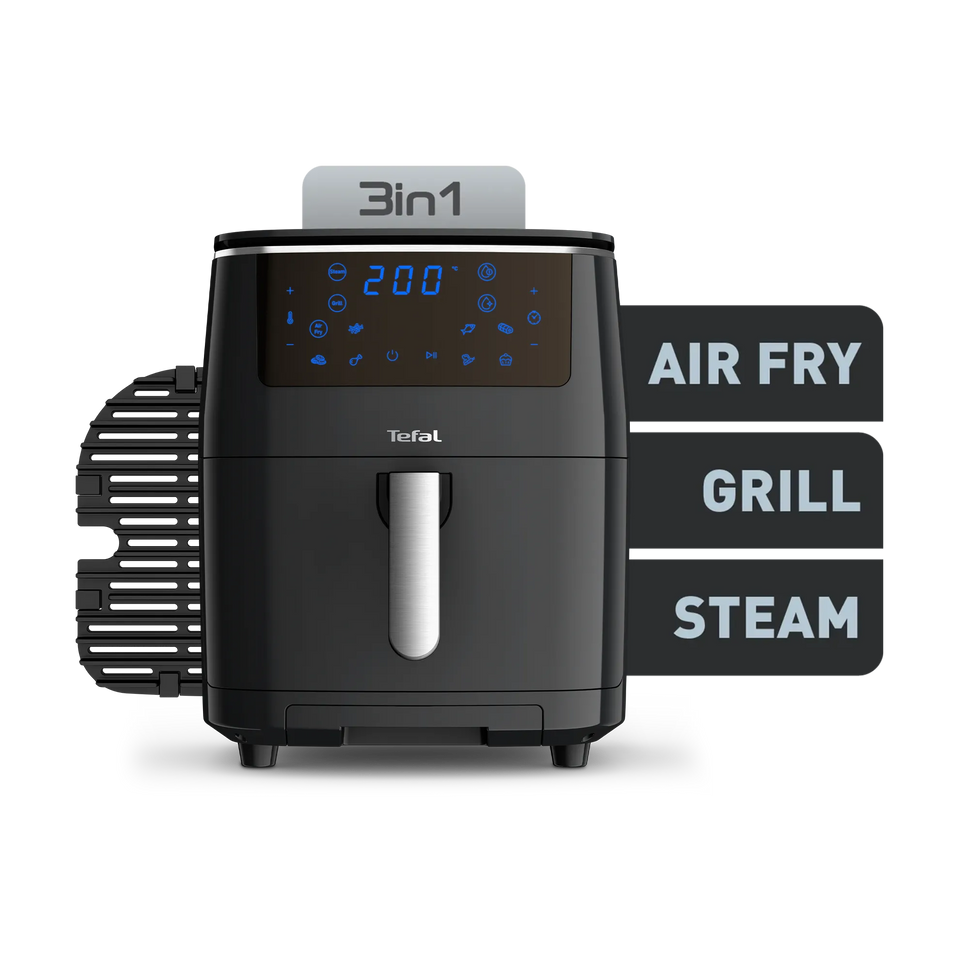 ម៉ាស៊ីនបំពងស្ងួត Tefal 3in1 Air Fryer,steamer, Grill 6.5L FW2018