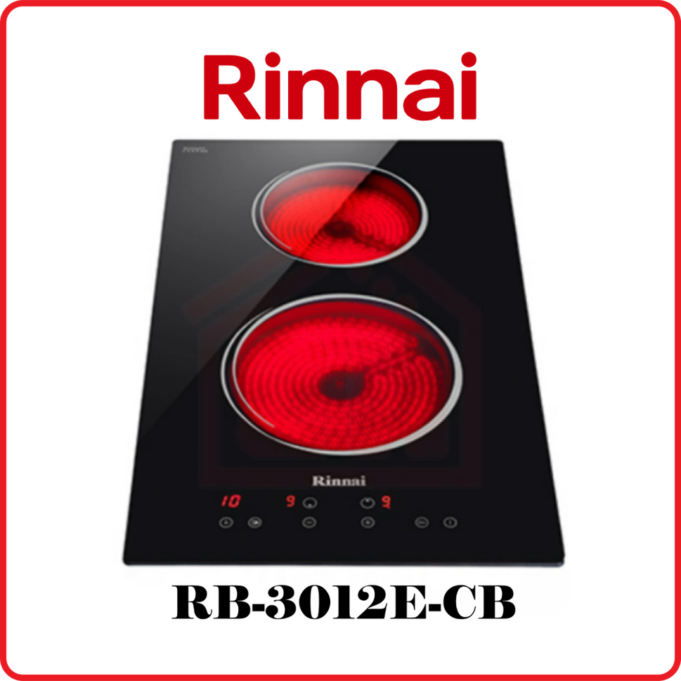 ចង្ក្រានអគ្គិសនីមុខពីរ Rinnai Electronic Stove 3000W RB-3012E-CB