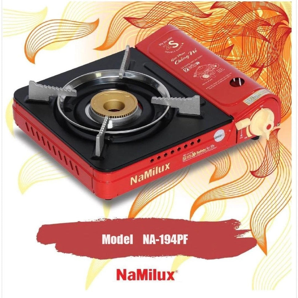 ចង្ក្រានហ្គាសអ៊ីណុកខ្មៅ Namilux Gas Stove NA-194PF