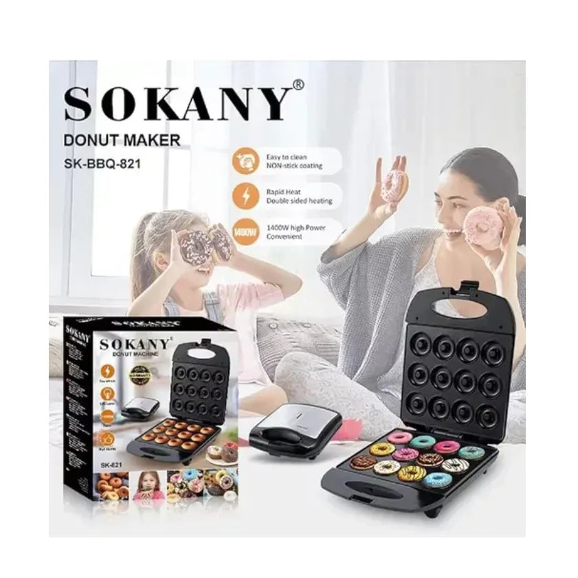 ម៉ាស៊ីនដុតនំដូណាត់ Sokany Donate Maker 700W SK-08023