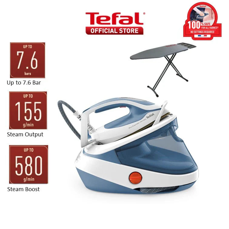 ឆ្នាំងអ៊ុតចំហាយទឹក Tefal Steam Iron 2700W GV9710