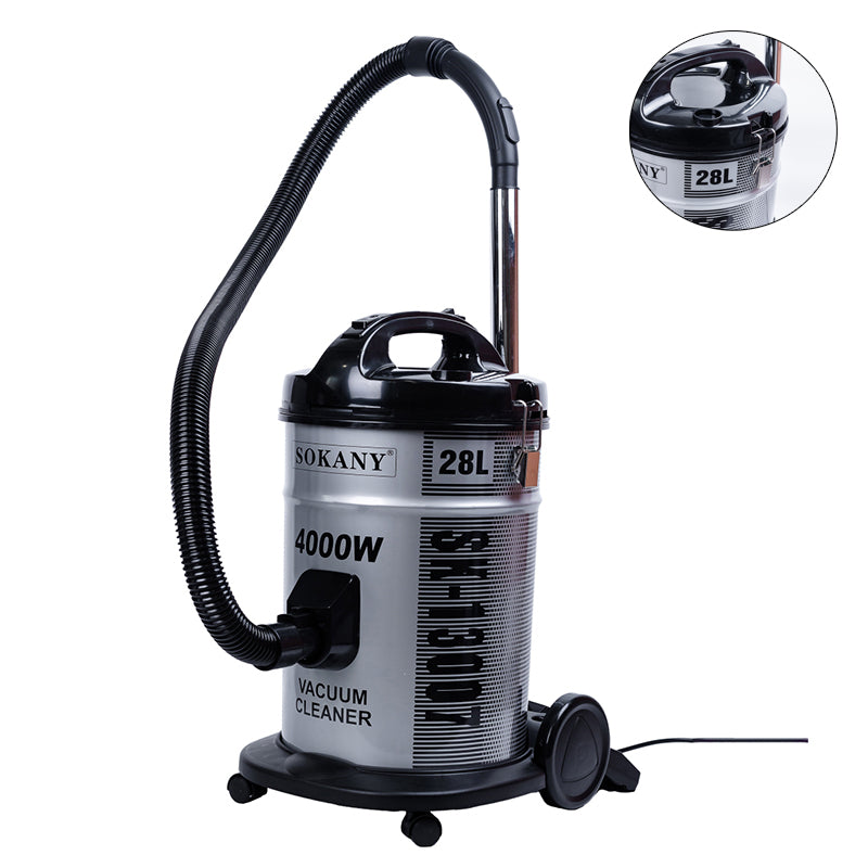 ម៉ាស៊ីនបូមធូលី Sokany Drum Vaccum Cleaner 28L SK13007