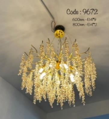 អំពូលភ្លើងដេគ័រ Decorative Lights 600mm E14*9 លេខកូដ 9672