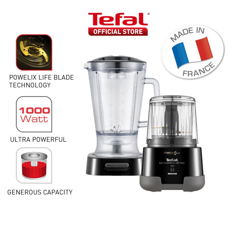 ម៉ាស៊ីនក្រឡុកនិងកិនគ្រឿង Tefal Blender& Food Chooper 1000W MF815