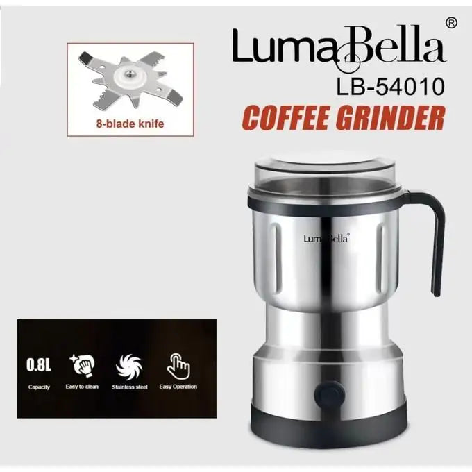 ម៉ាស៊ីនកិនកាហ្វេ Luma Bella Coffee Grinder 350W LB-54010