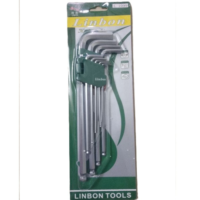 សោតាន់ឈុត(វែង) Linbon Hex Key Set 9pcs L1099