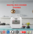 ឆ្នាំងបាយអគ្គិសនី Toshiba Digital Rice Cooker 1.8L RC-18NMFKH