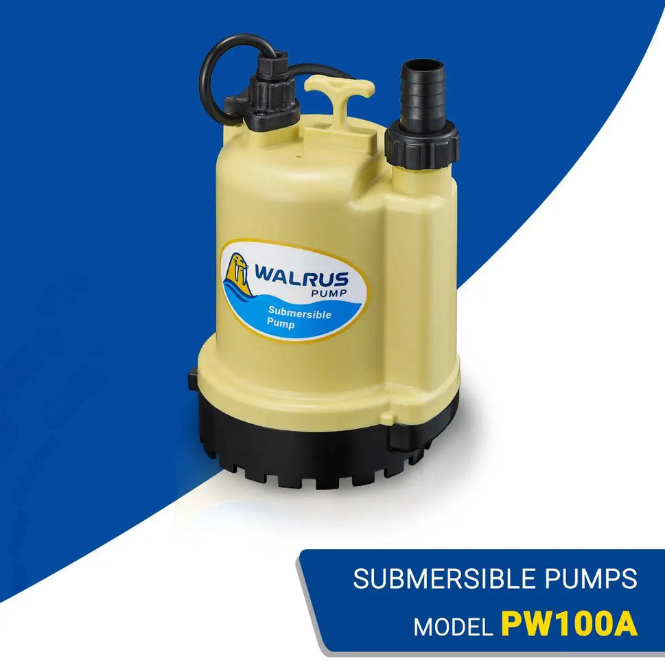 ម៉ូទ័របូមទឹក Walrus Submersible Water Pump 100W PW100A