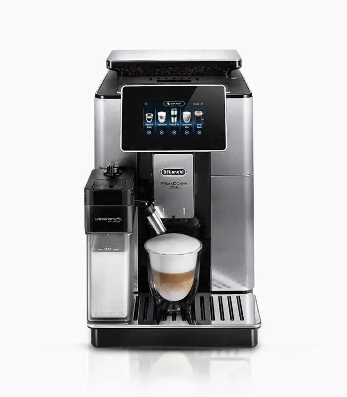 ម៉ាស៊ីនឆុងកាហ្វេ Delonghi Full Automatic Coffee Machine Prima Donna Soul ECAM610.75.MB