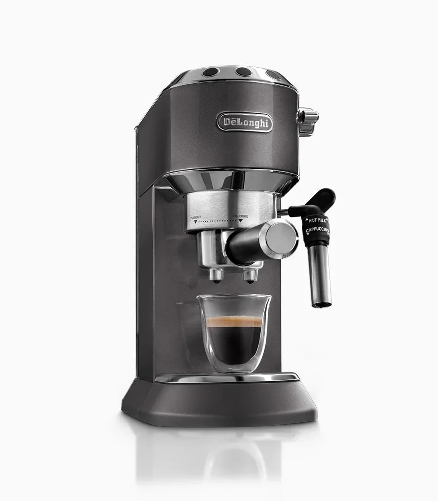 ម៉ាស៊ីនឆុងកាហ្វេ Delonghi Pump Espresso Coffee Machine Dedica Metallics EC 785 BG/GY